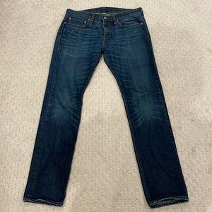 Men’s J. Crew jeans in Japanese denim